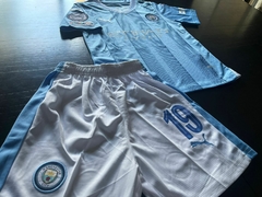 Kit Niño Camiseta + Short Manchester City Titular Julian Alvarez 2023 2024 - Roda Indumentaria