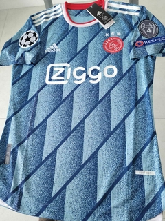 Camiseta adidas Ajax HeatRdy Celeste 2020 2021 UCL - comprar online