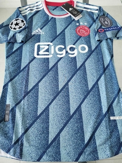 Camiseta adidas Ajax HeatRdy Celeste 2020 2021 UCL