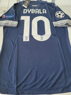 Camiseta adidas Juventus HeatRdy Suplente Azul 2020 2021 UCL #10 Dybala