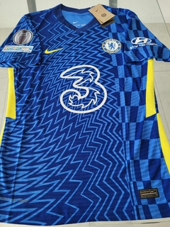 Camiseta Nike Chelsea Vaporknit Titular 2021 2022 Match