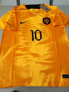 Camiseta Nike Holanda Titular Memphis Depay 10 2022 2023 Qatar - comprar online