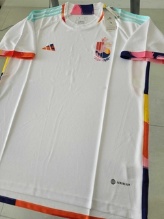 Camiseta Adidas Belgica Suplente Blanca 2022 2023 Qatar - comprar online