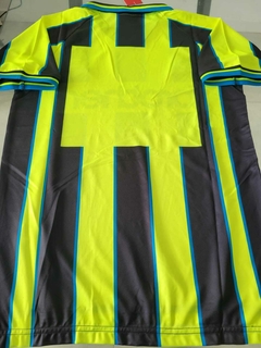 Camiseta Kappa Retro Manchester City Suplente Fluor 1998 1999