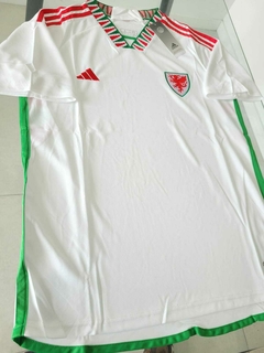 Camiseta Adidas Gales Blanca 2022 2023 Qatar en internet