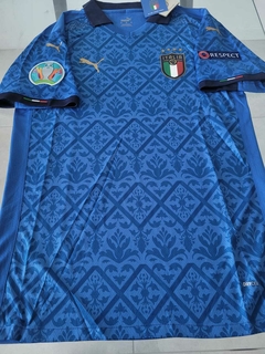 Camiseta Puma Italia MATCH Titular 2020 2021 - Roda Indumentaria