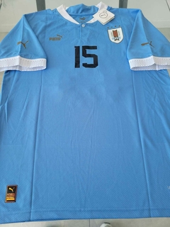 Camiseta Puma Uruguay Titular F. Valverde 15 2022 2023 Qatar - comprar online