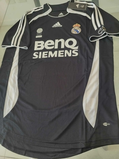Camiseta Adidas Retro Real Madrid Negra 2006 2007 - comprar online