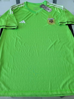 Camiseta Adidas Argentina 3 Estrellas Arquero Verde 2022 2023