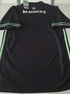 Camiseta Adidas Celtic Escocia Negra 2020 2021 - Roda Indumentaria