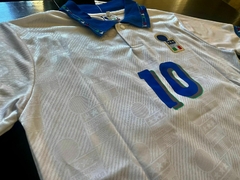 Camiseta Puma Italia Retro Suplente Blanca 1994 #10 R. Baggio en internet