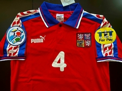 Camiseta Puma Retro Republica Checa Suplente Roja Nedved 4 1996 - tienda online