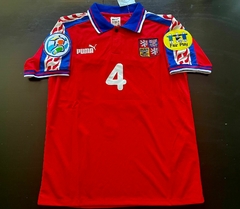 Camiseta Puma Retro Republica Checa Suplente Roja Nedved 4 1996 - comprar online