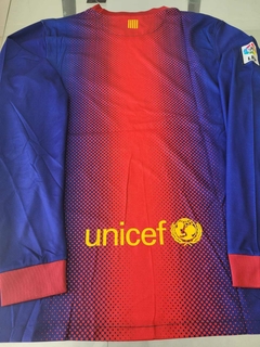 Camiseta Nike Barcelona Retro Manga Larga Titular 2012 2013 - Roda Indumentaria