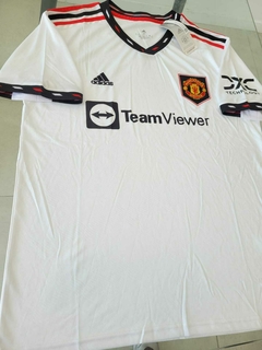 Camiseta Adidas Manchester United Suplente Blanca 2022 2023 en internet