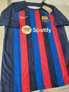 Camiseta Nike Barcelona Titular 2022 2023 #RODAINDUMENTARIA en internet