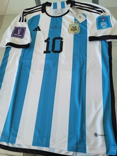 Camiseta adidas Argentina Titular Matchday Messi #10 Final Vs Francia 2022 Lusail - comprar online