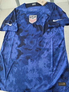 Camiseta Nike Estados Unidos Suplente Azul Vaporknit 2022 2023 Qatar Match - comprar online