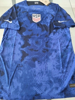 Camiseta Nike Estados Unidos Suplente Azul Vaporknit 2022 2023 Qatar Match