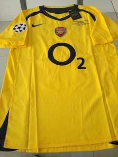 Camiseta Nike Retro Arsenal Amarilla Suplente 2004 2005 #14 Henry - comprar online