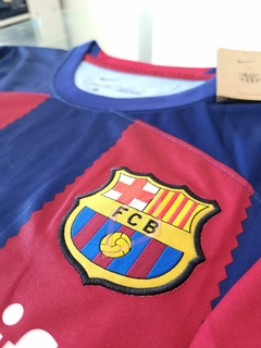 Camiseta Nike Barcelona Titular Pedri 8 2023 2024 Parches UCL - tienda online
