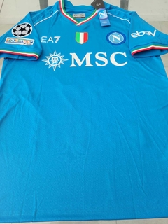 Camiseta EA7 SS Napoli Titular #9 Osimhen 2023 2024 - comprar online