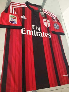 Camiseta adidas Retro Milan Titular El Shaarawy #92 2014 2015 - Roda Indumentaria