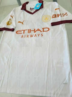 Camiseta Puma Manchester City Suplente Blanca Haaland 9 2023 2024 en internet