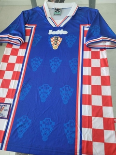 Camiseta Lotto Croacia retro Suplente Azul 1998 · - comprar online