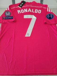 Camiseta Adidas Retro Real Madrid Rosa Ronaldo 7 2014 2015