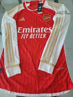 Camiseta Adidas Arsenal HeatRdy Manga Larga Titular Odegaard 8 2023 2024 Match en internet
