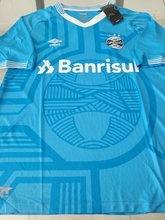 Camiseta Umbro Gremio Suplente Celeste Homenaje Uruguay 2022 2023