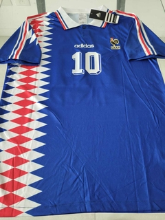 Camiseta Retro Francia titular 1995 Zidane #10