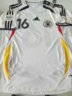 Camiseta adidas Alemania Retro Titular Lahm #16 2006 Parches Mundial - comprar online