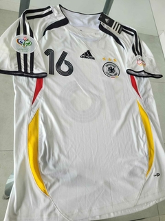 Camiseta adidas Alemania Retro Titular Lahm #16 2006 Parches Mundial - Roda Indumentaria