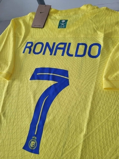 Camiseta Al Nassr Titular Ronaldo 7 2023 2024 Match - tienda online