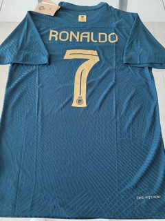 Camiseta Al Nassr Suplente Verde Ronaldo 7 2023 2024 Match