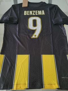 Camiseta Al Ittihad Titular Benzema 9 2023 2024 Match