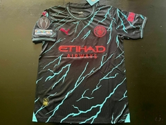 Camiseta Puma Manchester City Suplente Negra Haaland 9 2023 2024 - comprar online