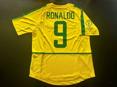 Camiseta Nike Brasil Retro Titular Ronaldo 9 2002