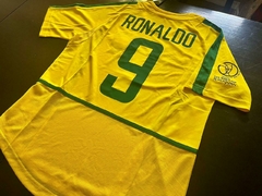 Camiseta Nike Brasil Retro Titular Ronaldo 9 2002 - tienda online