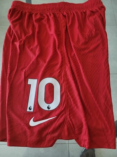 Short Match Liverpool Rojo 10 #Mac Allister 2023 2024 Vaporknit - comprar online