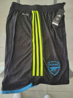 Short Adidas Arsenal HeatRdy Negro y Fluor 2023 2024 Match - comprar online