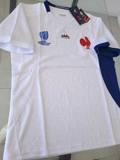 Camiseta Lecoq Sportif Francia Rugby Blanca 2023 2024 en internet