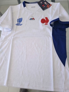 Camiseta Lecoq Sportif Francia Rugby Blanca 2023 2024 - comprar online