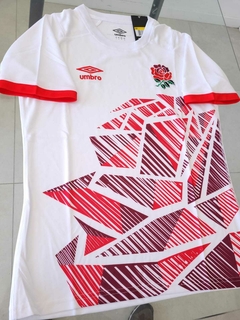 Camiseta Umbro Inglaterra Rugby Titular Blanca 2023 2024 en internet