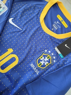 Camiseta Nike Retro Brasil Suplente Azul 2010 Kaka 10 - tienda online