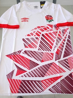 Camiseta Umbro Inglaterra Rugby Titular Blanca 2023 2024