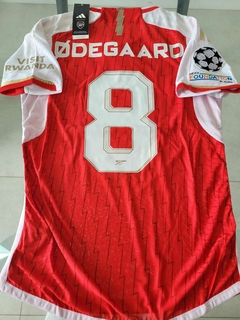 Camiseta Adidas Arsenal Heatrdy Titular #8 Odegaard 2023 2024 Match