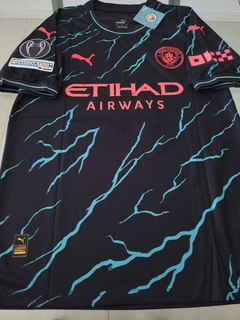 Camiseta Puma Manchester City Suplente Negra Julian Alvarez 19 2023 2024 - comprar online